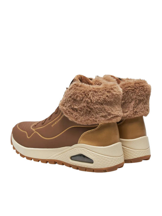 Street Uno Rugged Boots Tabac Brown