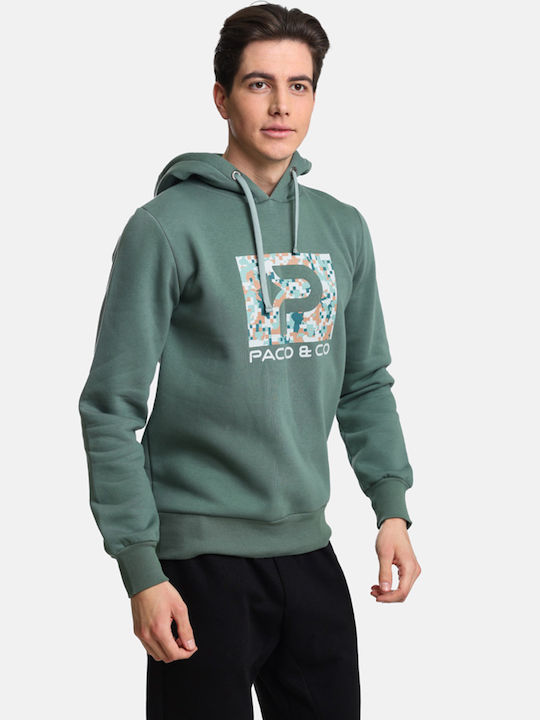 Paco & Co Sweatshirt with Hood Haki