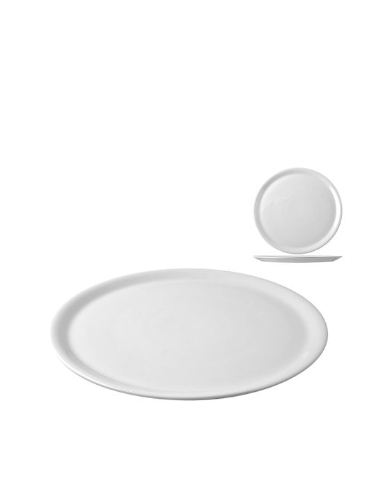 Napoli Pizza Plate 33 Cm Porcelain White