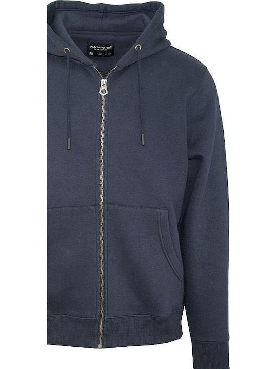 Sweatshirts für Herren Kapuzenjacke Blau