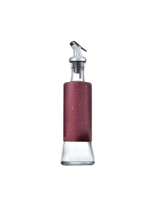 Pufo Glass Oil Vinegar Dispenser 300 Ml Cherry Red