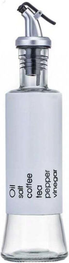 Glass Oil Vinegar Dispenser 300 Ml White