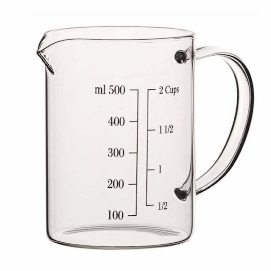 Borosilikatglas Messbecher 500 Ml Transparent