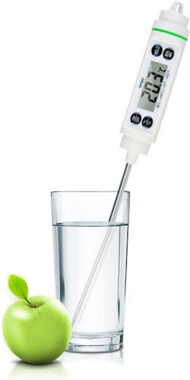 Digital Thermometer Probe Kitchen Liquids Food Meat Dairy Pastries Wax Etc -50°c To +350°c Premium Model White