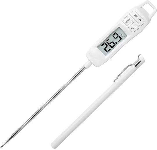 Digital Lebensmittelthermometer mit Sonde für Küche Flüssigkeiten Lebensmittel Gebäck Wachs usw -50°C bis +300°C Pufo