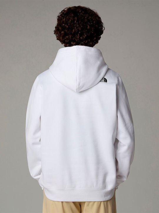 The North Face white with Hood