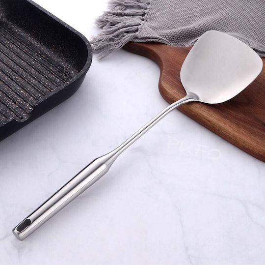 Premium Stainless Steel Spatula Cooking Serving 38 Cm Premium Stainless Steel Spatula Cooking Serving 38 Cm