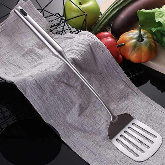 Premium Stainless Steel Spatula Cooking Serving Durable 38 Cm