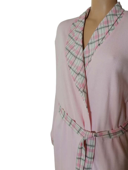 Donna Зимна Дамска Халат Pink