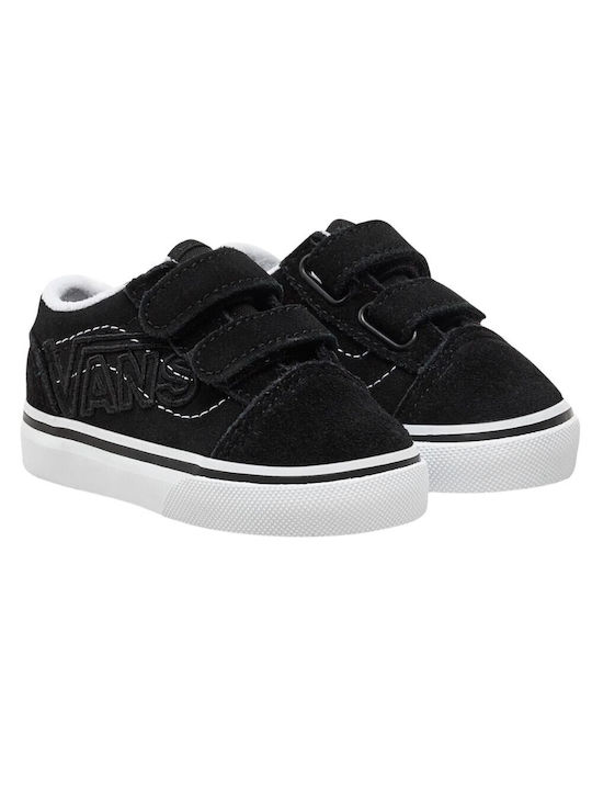 Vans Old Skool Kids Sneakers with Scratch Black