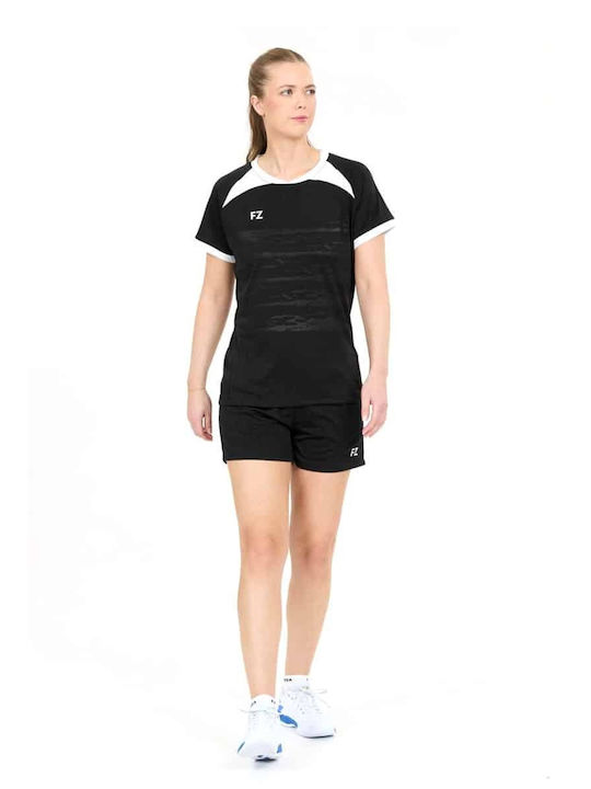 Damen Sportlich T-Shirt Black