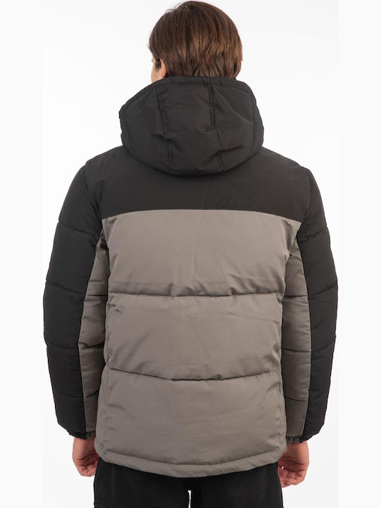 Jacket Puffer Cement Black