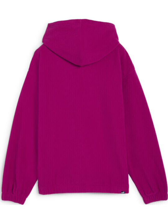 Elevated Winterized Дамски Суитшърт Худи Fuchsia