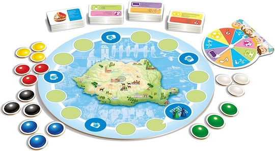 Joc de Societate Trivia Junior - Romania pentru 2-5 Jucători 5+ Ani Tactic