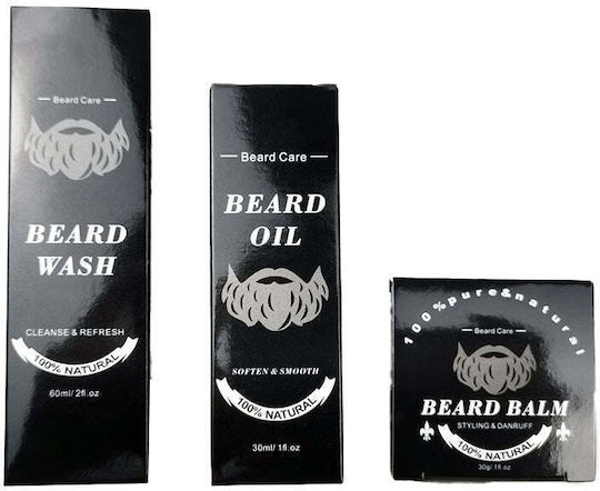 Premium Care Kit 100% Natural Beard Mustache Growth