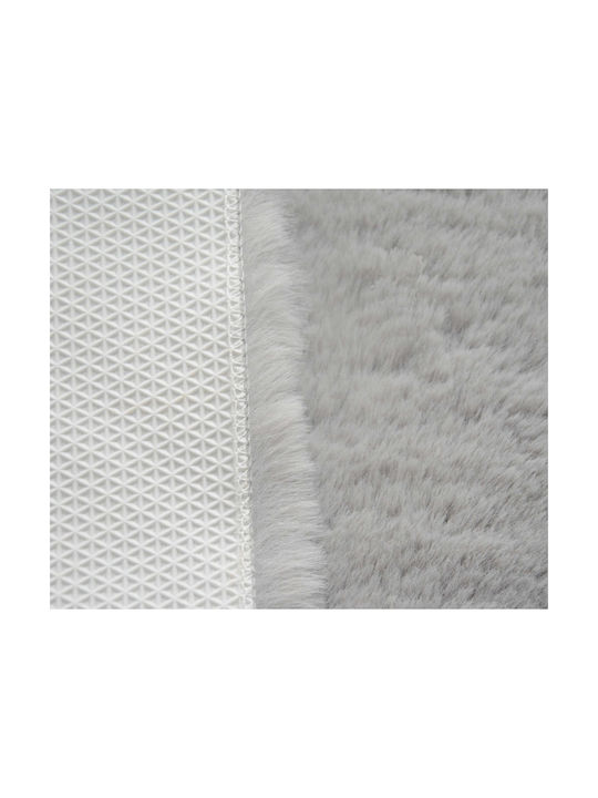Newplan Puffy Fc6 Rutschfest Teppich Rechteckig Pelzige Light Grey