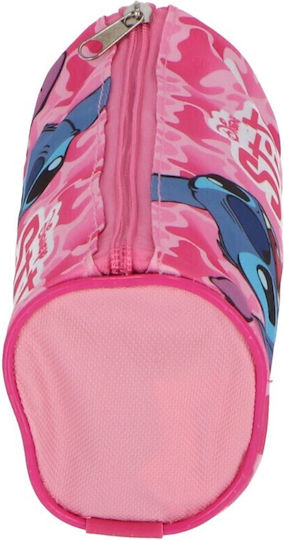 Disney Stitch Pencil Case Barrel Pink