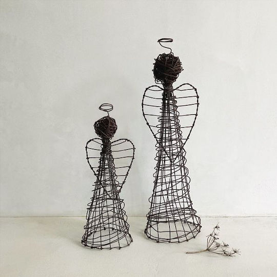 Synchronia Decorative Statuette made of Metal 26cm 1pcs