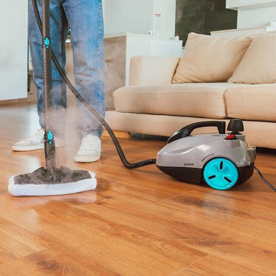 Cecotec HydroSteam EasyHome Max Dampfreiniger Druck 5bar mit Rädern