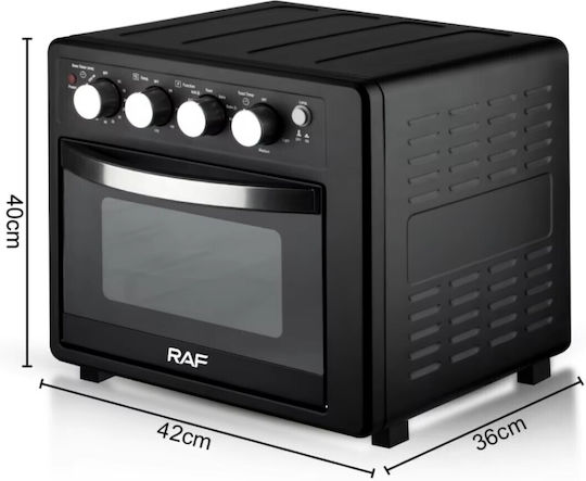 Raf R 5331 Electric Countertop Oven 25lt No Burners Hot Air Black