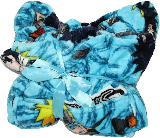 Toei Animation Blanket Fleece Blue 75x60cm