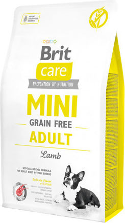 Brit Care 7kg Dry Food Grain-Free & Gluten-Free for Adult Small Breed Dogs with Lamb