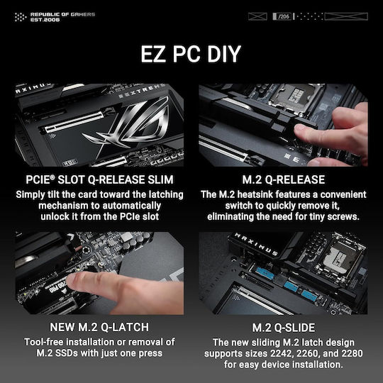 Asus ROG Maximus Z890 Extreme Wi-Fi Placă de bază ATX extins cu