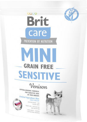 Brit Care Grain-free Sensitive 2kg Dry Food for Dogs Grain-Free & Gluten-Free with Meat, Deer, Chicken, Apple and Salmon