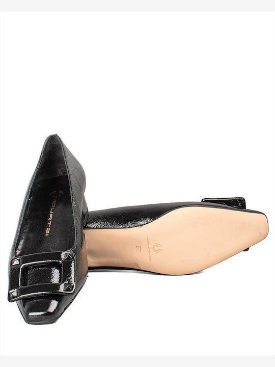 Leder Pumps Schwarz
