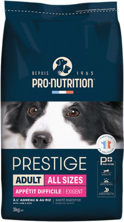 Flatazor Prestige Adult 3kg Trockenfutter ohne Getreide für erwachsene Hunde mit Lamm und Reis