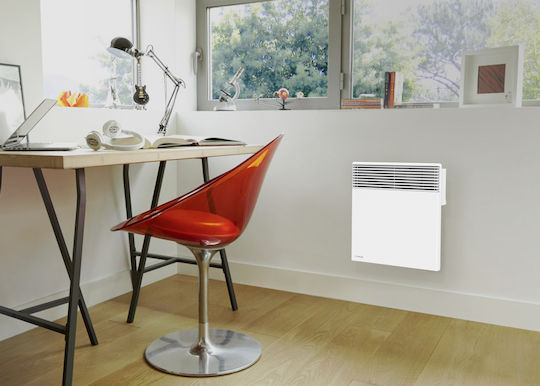 Intuis Convector Heater Wall 1500W with Electronic Thermostat and WiFi White