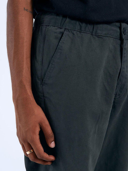 Men's Jeans Pants with Regular Tapered Fit Forest Green