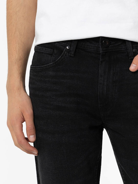 Men's Jeans Pants Elastic Black