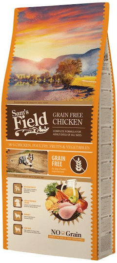 Sam's Field Grain Free Adult 13kg Ξηρά Τροφή χωρίς Σιτηρά για Ενήλικους Σκύλους με Κοτόπουλο