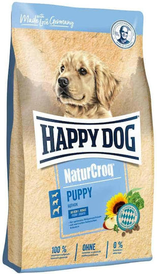 Happy Dog NaturCroq Puppy 1kg Dry Food for Puppies with Poultry and Rice