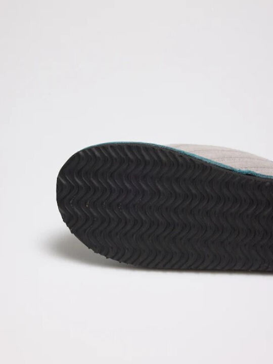 Men's Slippers with Fur Blue