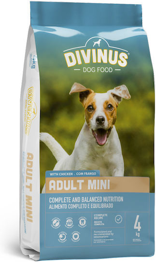 Divinus Pet Nutrition Adult Mini 10kg Dry Food for Adult Small Breed Dogs with Chicken