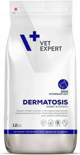 VetExpert Dermatosis 12kg Ξηρά Τροφή Σκύλων Διαίτης, χωρίς Γλουτένη με Κουνέλι