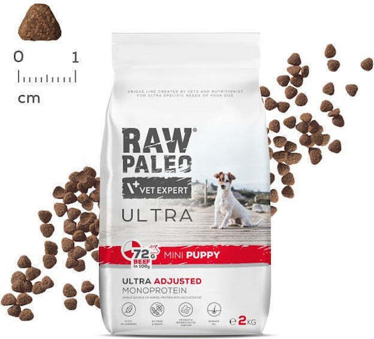 2kg Dry Food Grain-Free & Gluten-Free for Small Breed Puppies with Beef