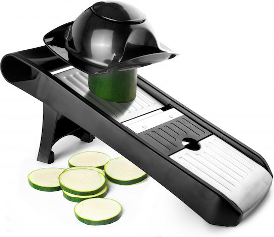 Răzătoare mandolină Ibili-easycook din oțel inoxidabil și plastic 35x12x8.3 cm negru argintiu