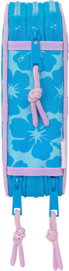 Safta Stitch Pencil Case 36pcs with 3 Compartments Blue