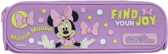 Diakakis Pencil Case Barrel with 1 Compartment Minnie