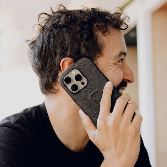 Peak Design Everyday Back Cover Σιλικόνης Γκρι (iPhone 16 Pro Max)