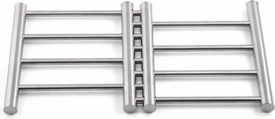 Verstellbarer Metallischer Support Für Kochtöpfe Pfannen Grills 20 X 37 Cm Pufo Küche