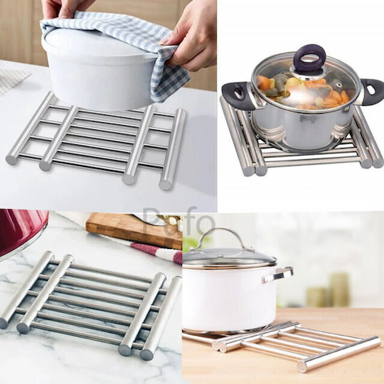 Verstellbarer Metallischer Support Für Kochtöpfe Pfannen Grills 20 X 37 Cm Pufo Küche