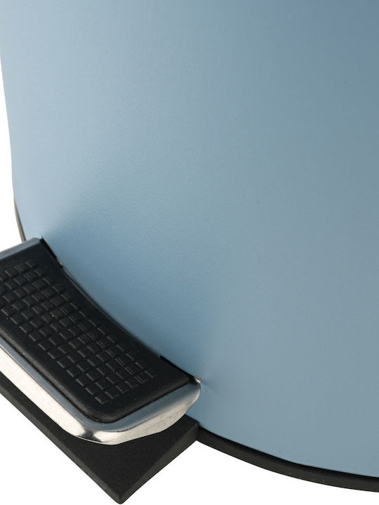Bathroom Trash Can Classic Soft Close 5lt Matte Blue