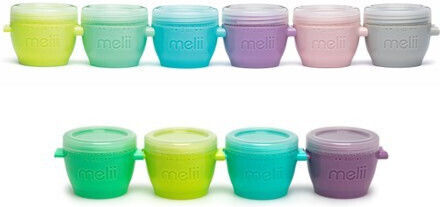 Set 10 Snapandgo Container Melii 6*59 Ml + 4*118 Ml