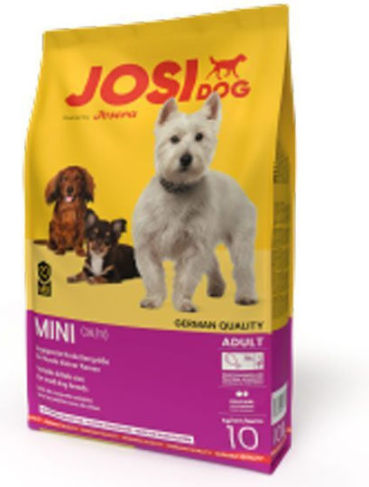 Josera Josidog Mini 10kg Dry Food Gluten-Free for Adult Small Breed Dogs with Corn, Meat, Duck and Rice