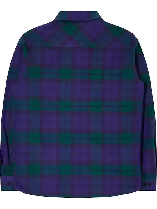 Millenium Μακρυμάνικo Πουκάμισο Green, Purple