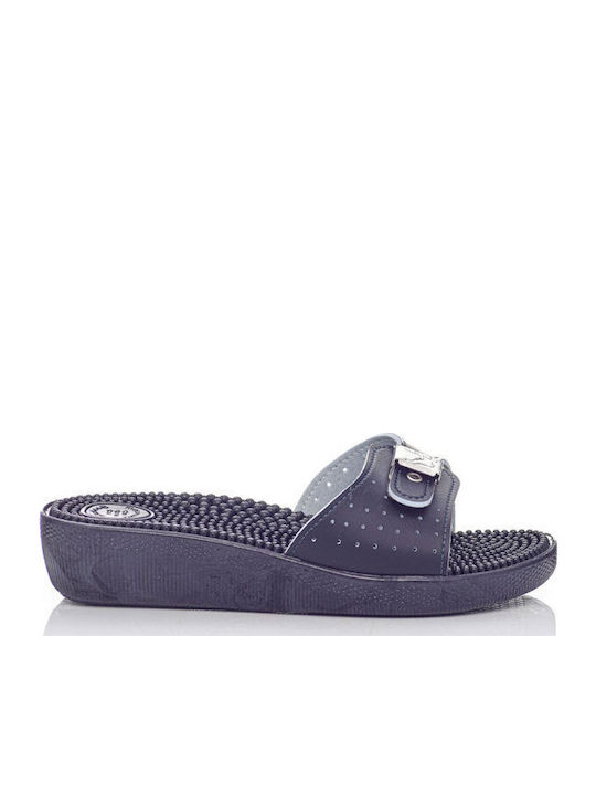 Platforme Dama Anatomice Tip Slip On Albastru